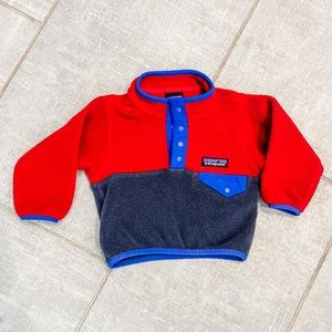 Patagonia baby snap t pullover size 6-12 months